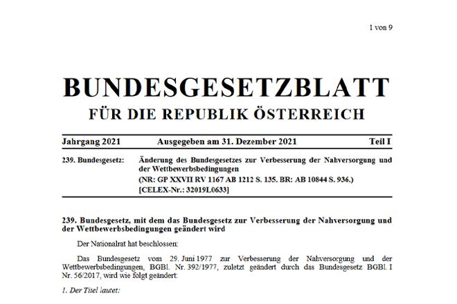 Screenshot Bundesgesetzblatt